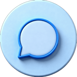 Chat bubble icon representing conversational financial guidance